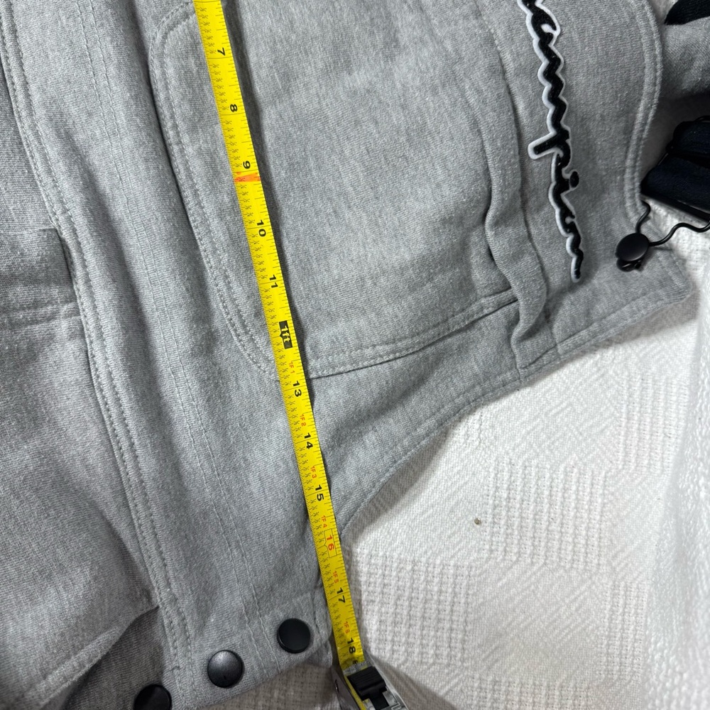 Champion French Terry‎ Overall Shorts in Heather Grey Size Small Adjust - Picture 9 of 10